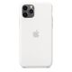 Custodia Colore Bianco in silicone per iPhone 11 Pro