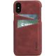 Krusell iPhone X/Xs - Sunne 2 Card Cover - Vintage Red