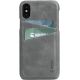 Krusell iPhone Xs - Sunne 2 Card Cover - Vintage Gray